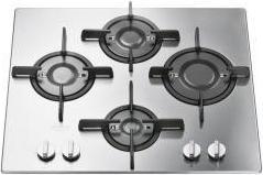 Immagine prodotto Hotpoint FTGHL 641 D/IX/HA piano cottura Acciaio inossidabile Da incasso 60 cm Gas 4 Fornello(i)