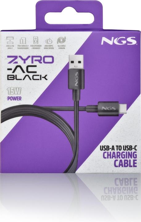 Image du produit NGS Zyro-Ac (1 m, USB 2.0, 15 W)