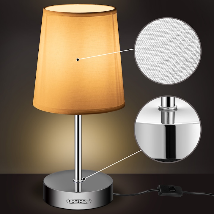Produktbild Monzana Nachttischlampe (E14)