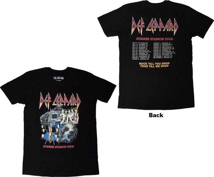 Actual product image Def Leppard Summer Stadium Tour Back Print (S)