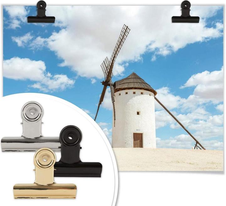 Image du produit Trenddeko Moulins à vent sur la route de Don Quichotte en Espagne (60 x 50 cm)