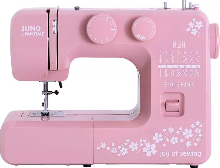 Productafbeelding Janome Juno E1015 naaimachine roze