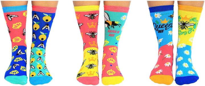 Actual product image United Oddsocks Bee Yourself (pack of 3, 37 - 42)