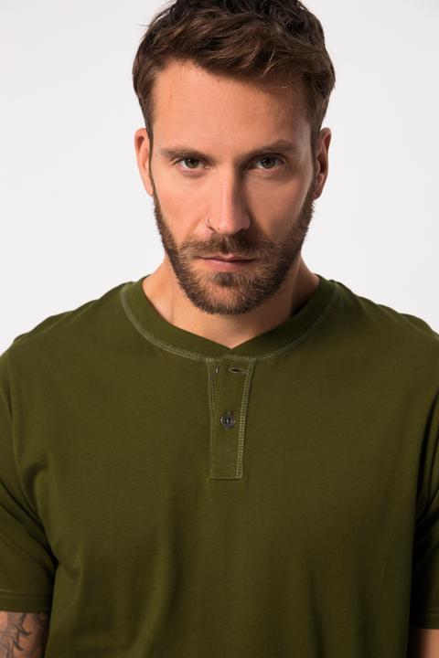 Produktbild JP1880 Henley, Bauchfit, Halbarm, Rundhals (7XL)