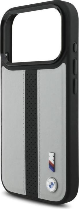 Immagine prodotto BMW Case M Perforated Stripe Logo MagSafe for iPhone 17 Pro gray (Apple iPhone 17 Pro)