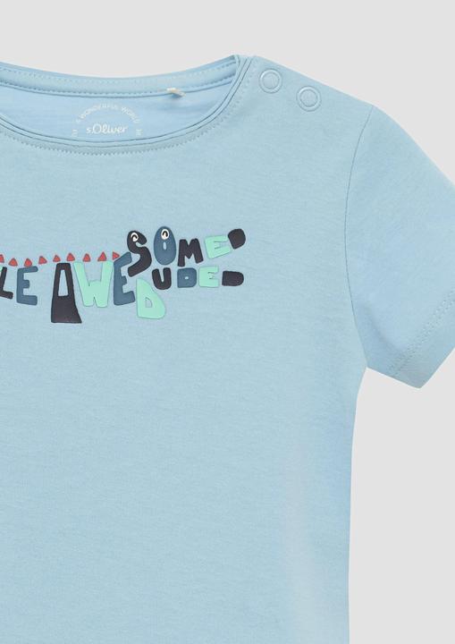 Produktbild S.Oliver T-Shirt Weiches Jersey-T-Shirt mit gummiertem Frontprint (74)