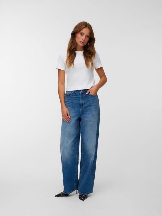 Produktbild Vero Moda VMTAYLOR Mittlere Taille Weiter Beinschnitt Jeans Weit geschnitten (W30/L32)