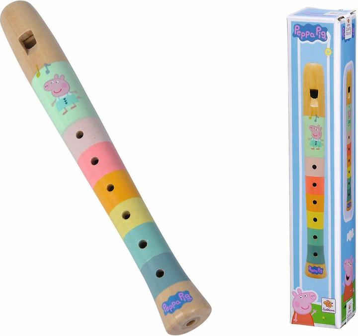 Produktbild Eichhorn Peppa Pig Holzflöte 20cm (Deutsch)