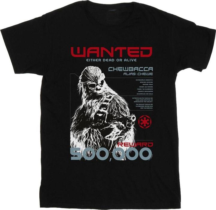 Image du produit Star Wars - T-shirt HAN SOLO CHEWIE WANTED - Homme (4XL)