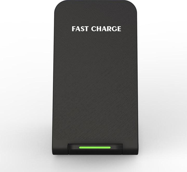 Actual product image 1st Cool 1stCOOL Wireless Charger, Folding Stand, USB-C, Black (15 W)