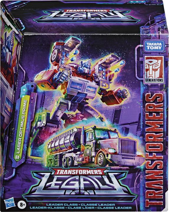 Actual product image Transformers Toy Generations Legacy Series Leader-Class G2 Universe Laser Optimus Prime Ac...