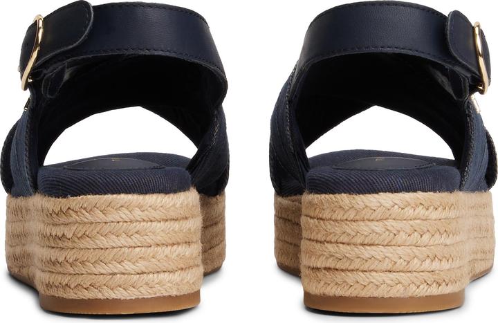 Actual product image Tommy Hilfiger Denim Platform Wedge Espadrilles (39)