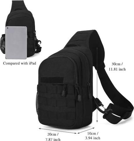 Produktbild Only-Bags.Store Tactical Chest Bag Militärische Umhängetasche Tactical Chest Sling Pack Crossbody Bag