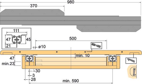 Immagine prodotto Werkstarck Estensioni della tabella (1 pz.)