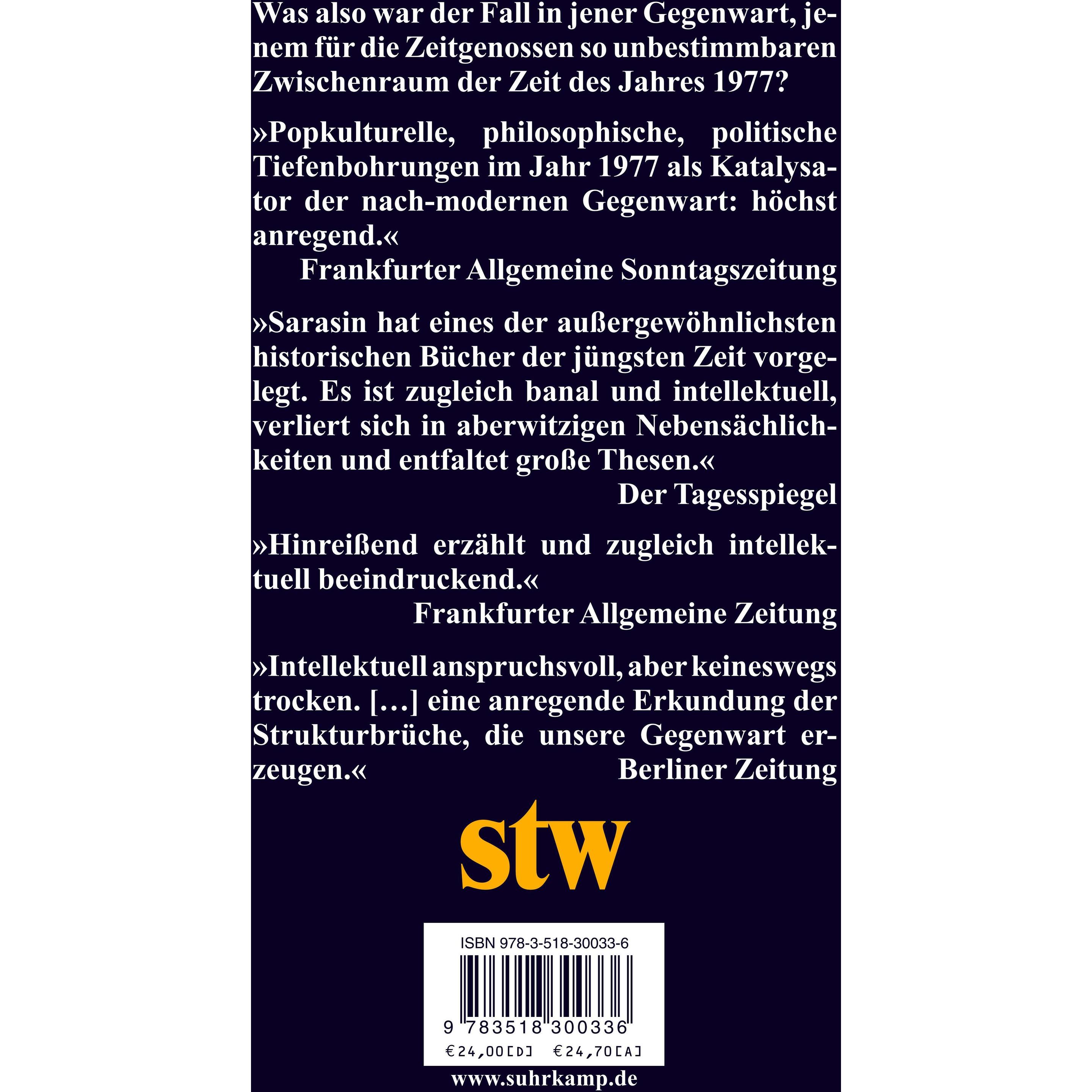 1977, Fachbücher von Philipp Sarasin