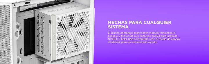 Image du produit NZXT C1200 Gold ATX 3.1 blanc | Alimentation PC 1200W (1200 W)
