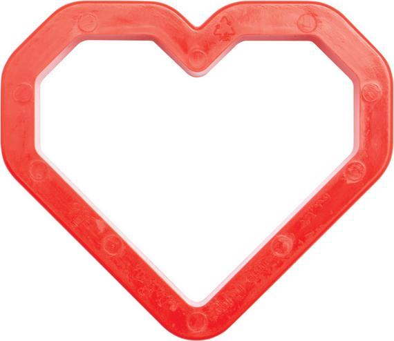 Actual product image Decora Plastic Cookie Cutter Heart