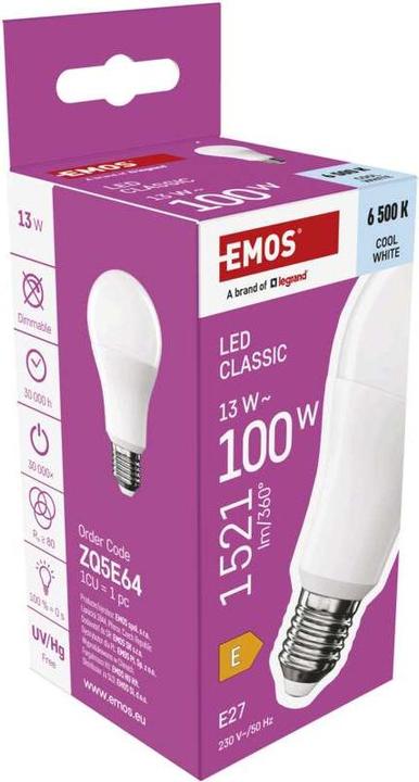 Produktbild Emos Classic (E27, 13 W, 1521 lm, 1 x, E)