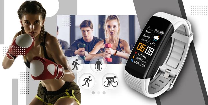 Produktbild Giewont Intelligentes Armband GW200-2, schwarze Farbe, zusätzlich weisses Armband (40 mm, 3G)