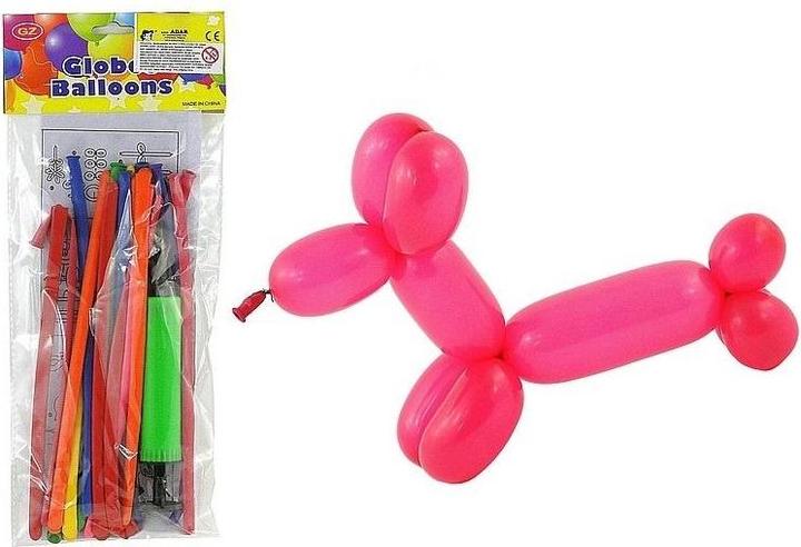Actual product image Adar Lange Luftballons mit Pumpe, 20 Stück (20 x)