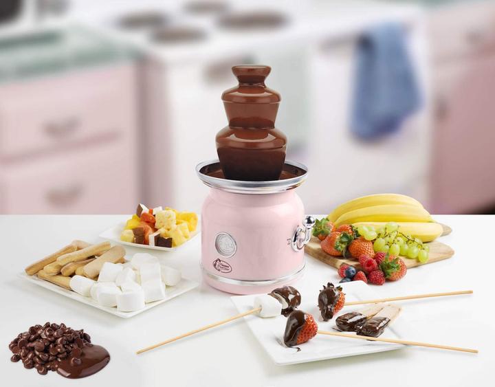 Actual product image Bestron Chocolate fountain pink