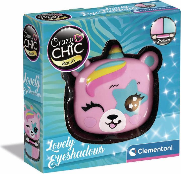 Actual product image Clementoni 18820 Crazy Chic - Lovely Eyeshadow: Bear, eyeshadow make-up, safe and hypoallergenic, K