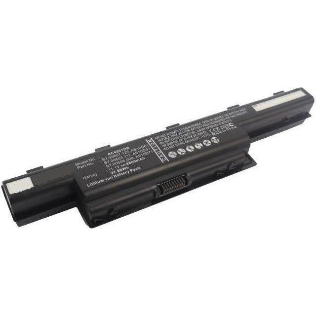 CoreParts Laptop Battery for Acer (1 Zellen, 8800 mAh), Notebook Akku, Schwarz