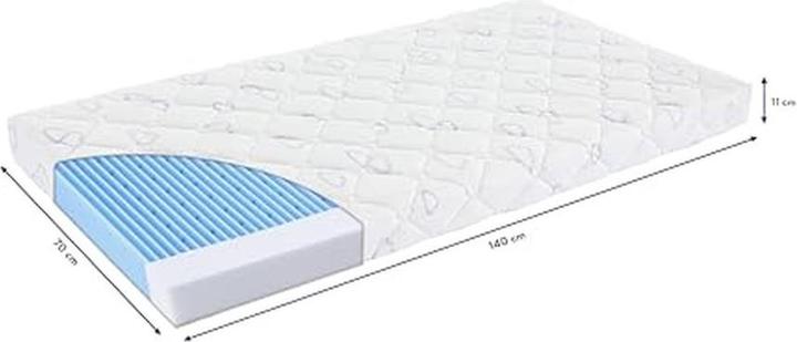 Produktbild Träumeland Babymatras mit Air Flow Comfort, Staprand, Öko-Tex 100 zertifiziert und wasbarer Hülse