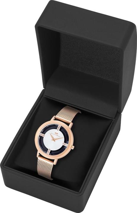 Image du produit Montre à quartz pour femme Lucrezia en acier inoxydable or rose - 33688 (Montre analogique, 36 mm)