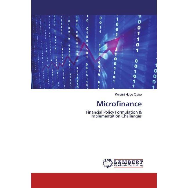 Microfinance, Fachbücher von Kwami Hope Quao