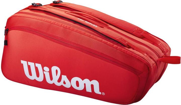 Image du produit Wilson Super Tour Collection Rouge 15 Sac de raquettes (15R)