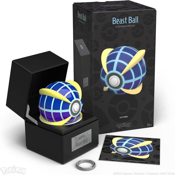 Actual product image The Wand Company Pokémon diecast replica Beast Ball