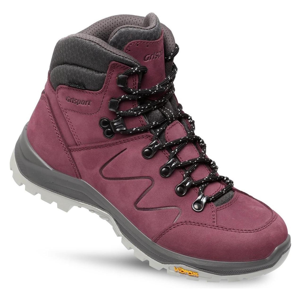 GriSport, Vrouwen, Wandelschoenen, Boston Mid Burgundy Maat 37 Wandelschoen (37), Rood