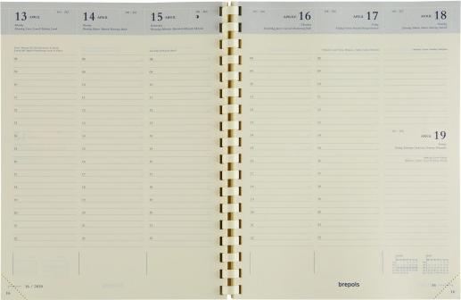 Produktbild Brepols Agenda Timing Maverick 2023 AVTO80303 braun, 1W/2S, 17.1x22cm (A5, Deutsch, Niederländisch)