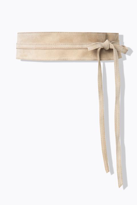 Produktbild Ulla Popken Leder-Bindegürtel, Veloursleder, Einheitsgrösse