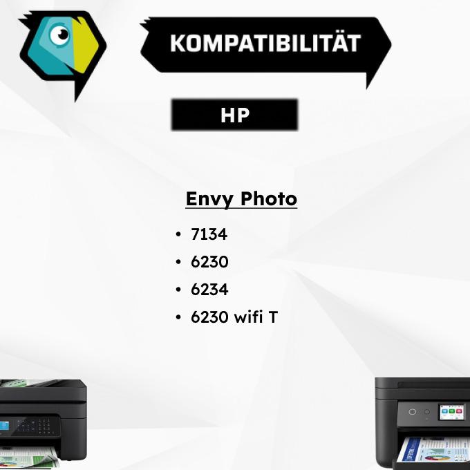 Thumbnail - Inkadoo, Druckerpatrone, Druckerpatronen kompatibel zu HP T6N04AE / 303XL Druckkopfpatrone, schwarz Schwarz (BK)