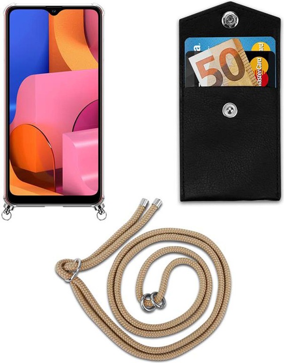 Produktbild Cadorabo TPU Handy Kette SILBER Cover