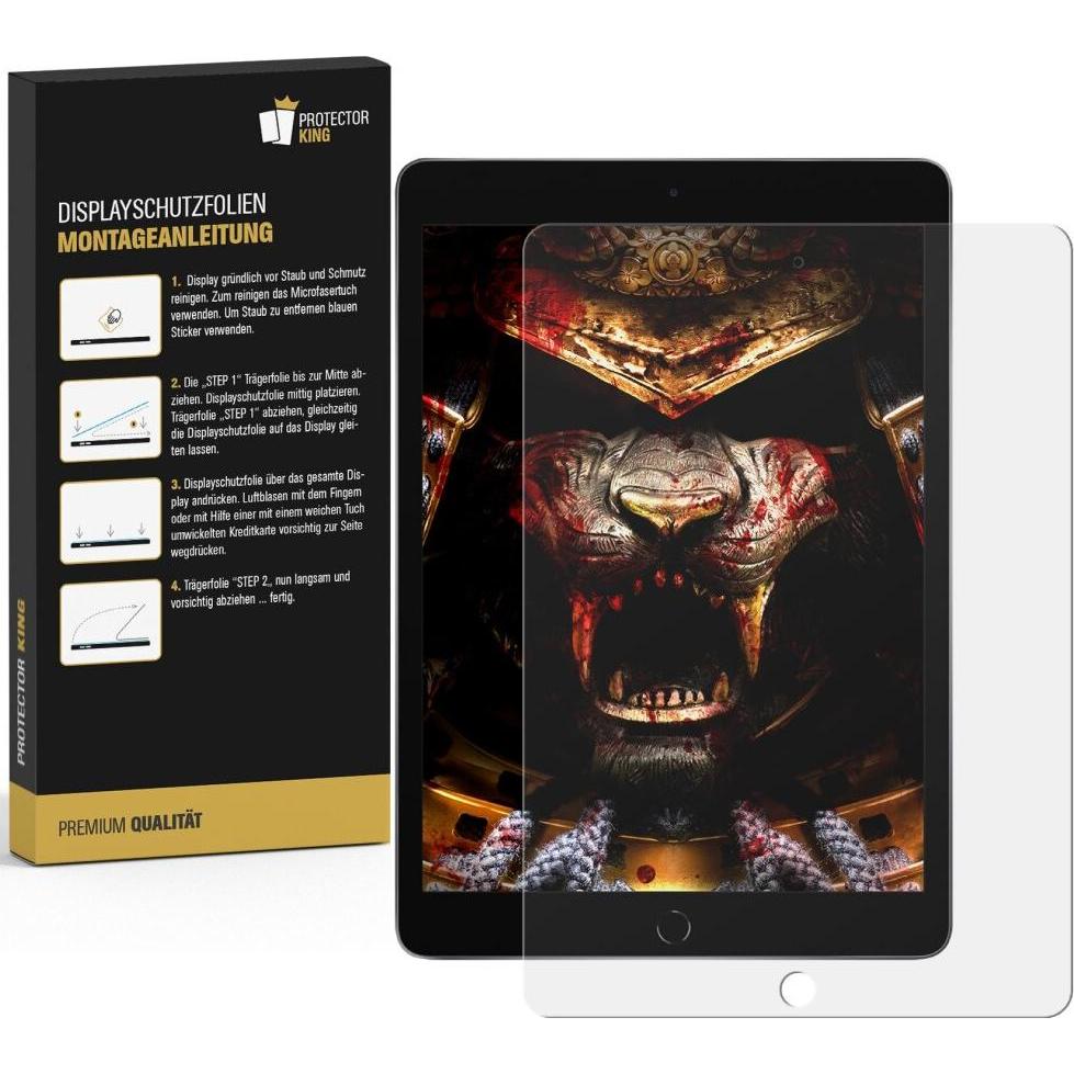 Protectorking 2x Panzerfolie Anti-Shock matt entspiegelt (2 Stück, IPad Mini 2), Tablet Schutzfolie