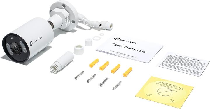 Actual product image TP-Link INSIGHT S385, IP security camera, Outdoor, Wired, 107 m, 120 dB, Wall (3840 x 2160 pixels)