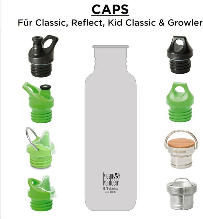 Actual product image Klean Kanteen Classic Loop Cap Drinking Bottle (1.18 l)