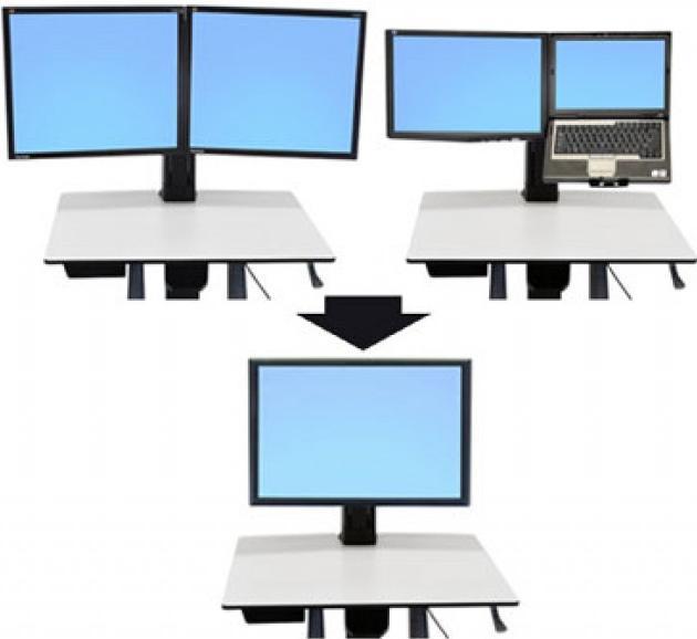 Produktbild Ergotron WorkFit-C (Tisch, 30", 12.70 kg)