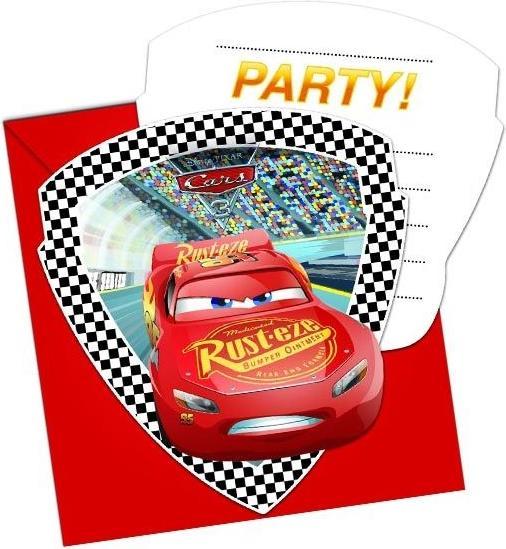 Produktbild Procos Cars McQueen Geburtstagseinladungen (6 Stk.)