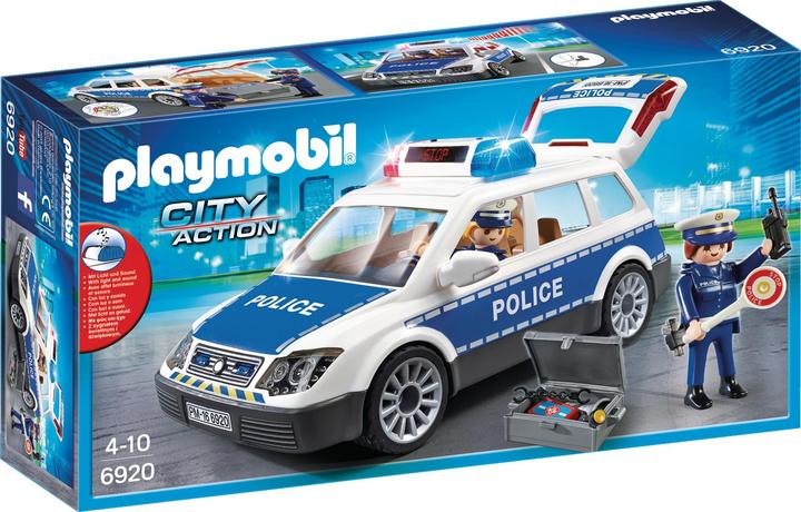 Immagine prodotto Playmobil Auto di pattuglia della polizia (6920, Playmobil Città d'azione)