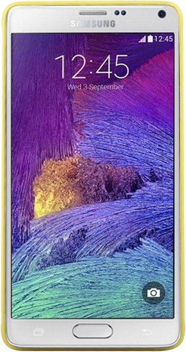 Produktbild König Design Schutzhülle Case Ultra Dünn 0,3mm für Handy Samsung Galaxy Note 4 SM N910 Gelb (Samsung Galaxy Note 4)