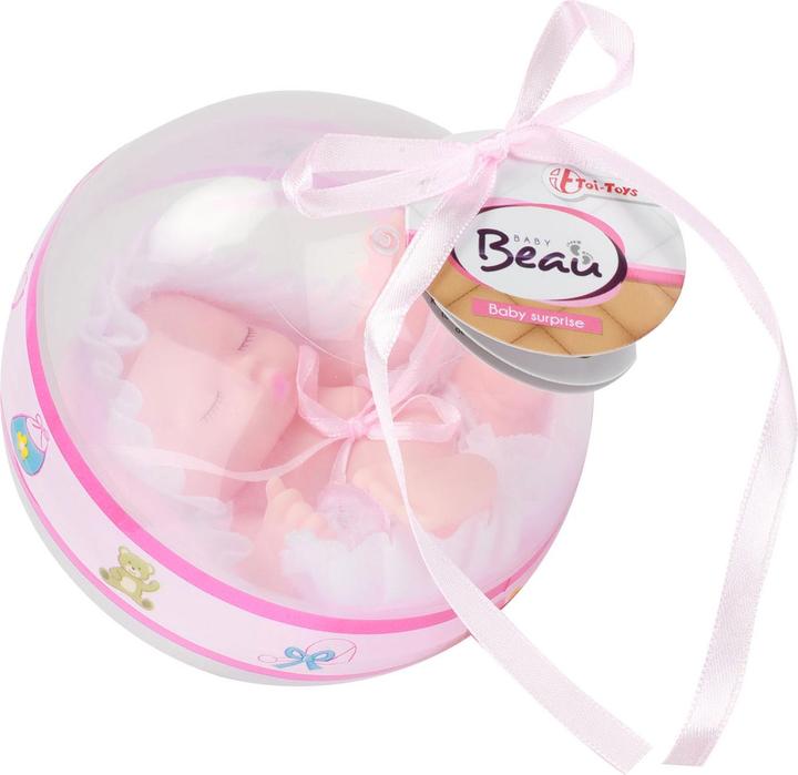 Actual product image Toi-Toys Baby Beau baby doll in ball, 12 cm