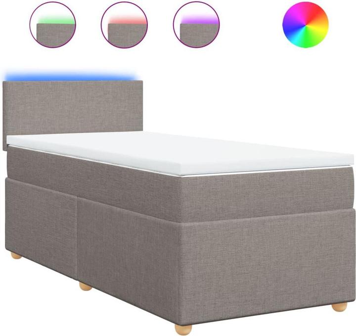 Produktbild vidaXL Boxspringbett (90 x 200 cm)