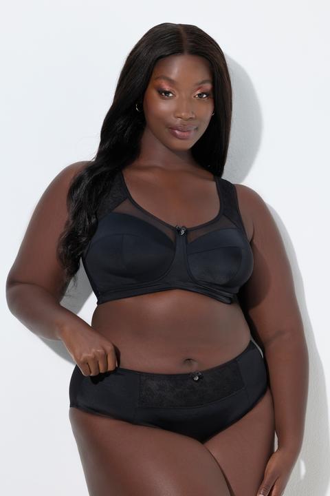 Actual product image Ulla Popken Mesh Panel Comfort Bra (Single pack, 110 E)