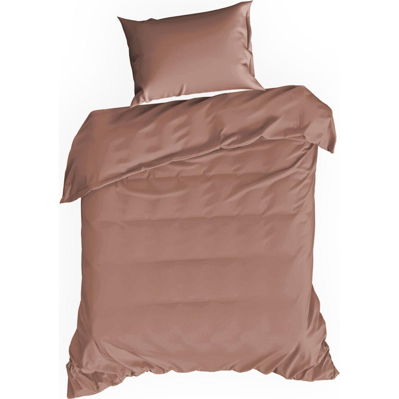 Eurofirany, Bettwäsche, DIVA LINE DINA Bettwäsche-Set aus hochwertigem Baumwollsatin, einfarbig, 140 x 200 cm (Bettwäsch...