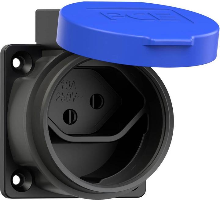 Actual product image PCE 1313-0bc Surface-mounted socket IP55 Black/Blue
