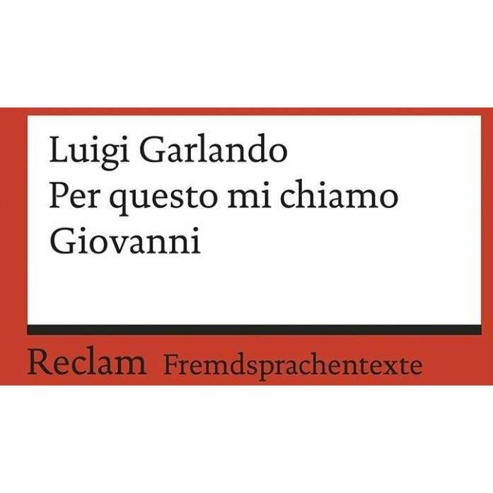 Per questo mi chiamo Giovanni, Belletristik von Luigi Garlando, Kristina Gmehlin-Micotti